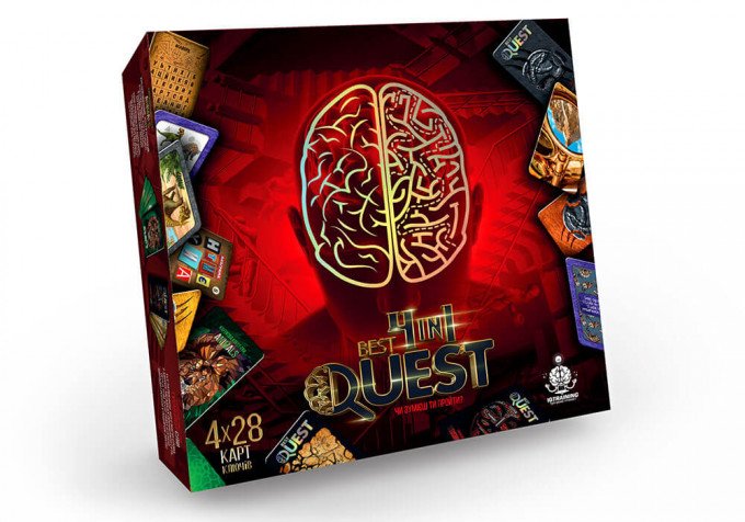 Фото - чудесный набор квестов Best Quest 4in1 цена 95 грн. за комплект - Леопольд